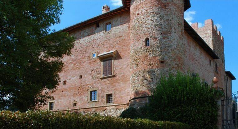 Готель Castello Di Tavolese Чертальдо Екстер'єр фото