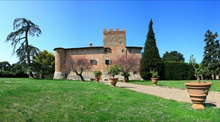 Готель Castello Di Tavolese Чертальдо Екстер'єр фото